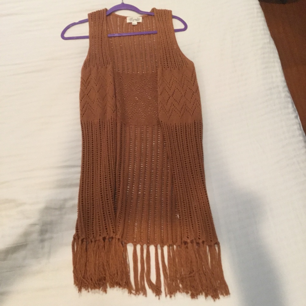 Long fringe Vest